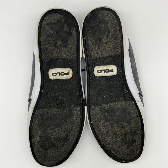 Polo Ralph Lauren Faxon Low Boat Black Shoes Size 9.5D - Picture 7 of 9